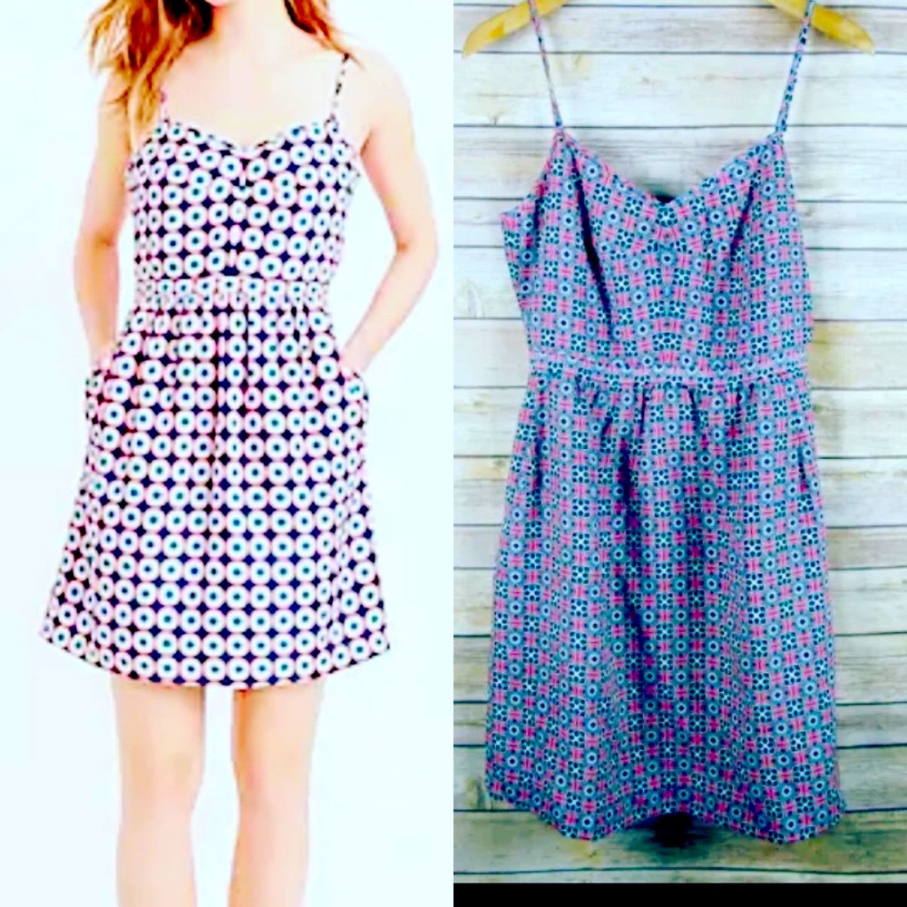NWOT J. CREW GEO PRINT SUN DRESS 4